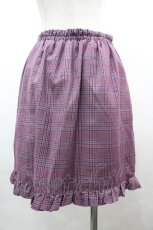 画像2: axes femme POETIQUE / フリルラップ風ミニスカート  パープル I-26-04-01-110-AX-SK-SA-ZI (2)