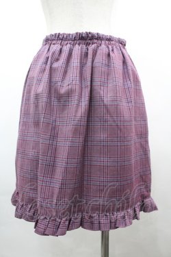 画像2: axes femme POETIQUE / フリルラップ風ミニスカート  パープル I-26-04-01-110-AX-SK-SA-ZI
