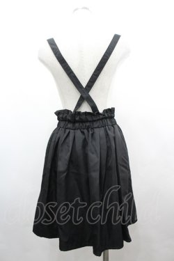 画像2: majoretty / ハートバックルサス付きスカート  黒 I-26-04-01-111-GO-SK-SA-ZI
