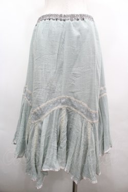 画像2: axes femme / フェイクシルクミディスカート  ミント I-26-04-01-114-AX-SK-SA-ZI