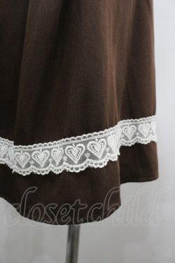 画像3: axes femme POETIQUE / ハートリボンジャンドレ  ブラウン I-26-04-01-117-AX-OP-SA-ZI