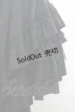 画像3: Lilizi / レースフリルスカート S 黒 I-26-04-01-118-LO-SK-SA-ZI
