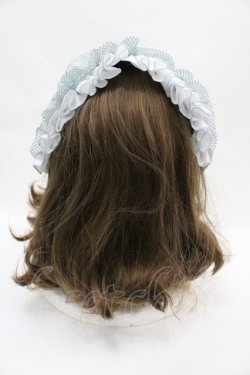 画像3: Hoshibako Works / ジャージヘッドドレス  白Ｘ青 I-26-04-01-120-LO-AC-SA-ZI