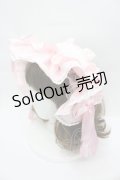 Angelic Pretty / トーションレースブリム付カチューシャ  ピンクＸ白 I-26-04-01-121-AP-AC-SA-ZI