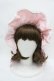 画像2: Angelic Pretty / トーションレースブリム付カチューシャ  ピンクＸ白 I-26-04-01-121-AP-AC-SA-ZI (2)