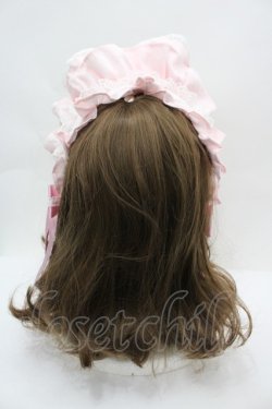 画像3: Angelic Pretty / トーションレースブリム付カチューシャ  ピンクＸ白 I-26-04-01-121-AP-AC-SA-ZI