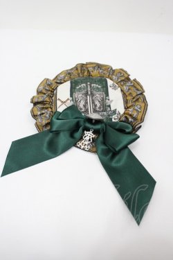 画像1: ALICE and the PIRATES / St.Lily Wolf〜狼騎士と百合の誓い〜柄ロゼッタ  グリーン I-26-04-01-123-PA-AC-SA-ZI