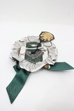 画像2: ALICE and the PIRATES / St.Lily Wolf〜狼騎士と百合の誓い〜柄ロゼッタ  グリーン I-26-04-01-123-PA-AC-SA-ZI