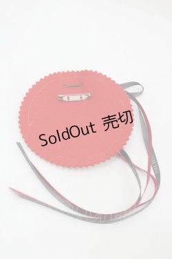 画像2: PINK HOUSE / サガラワッペンブローチ  赤Ｘ白Ｘグレー I-26-04-01-125-LO-AC-SA-ZI