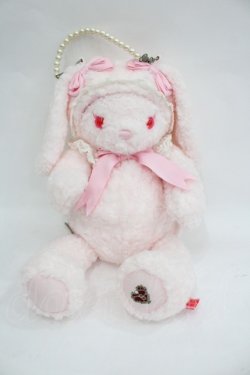 画像1: BABY,THE STARS SHINE BRIGHT / うさくみゃリュックミニ  ピンク I-26-04-01-127-BA-BG-SA-ZI