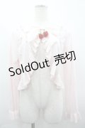 Alice Mashiro / TT*MAAリボンニット ボレロ L ピンク I-26-04-01-014-PU-TO-TE-ZI