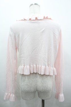 画像2: Alice Mashiro / TT*MAAリボンニット ボレロ L ピンク I-26-04-01-014-PU-TO-TE-ZI