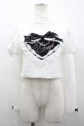 AVENCHUMU / Love heart's cake angel choker t-shirt  白 I-26-04-01-020-LO-TO-TE-ZI