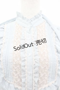 画像3: axes femme / レース使いドビードットブラウス M サックス I-26-04-01-023-AX-BL-TE-ZI