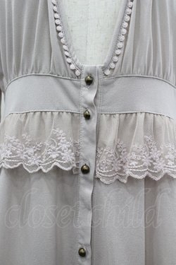 画像3: axes femme / 透けレースロングカーディガン M アワピンク I-26-04-01-026-AX-TO-TE-ZI