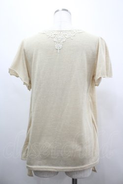 画像2: axes femme / カーデ重ね風トップス  アイボリーＸ白 I-26-04-01-030-AX-TO-SA-ZI