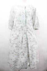 画像1: Ph Blue / フラワーチュニックワンピース  サックス I-26-04-03-034-LO-OP-SA-ZI (1)