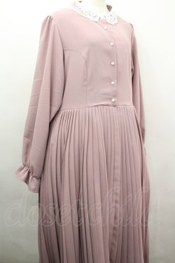 画像3: m petit by misako / AM*レースエリプリーツワンピース 3L ピンク I-26-04-03-035-LO-OP-SA-ZI