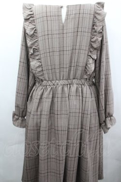 画像2: m petit by misako / チェックワンピース 3L ブラウン I-26-04-03-037-LO-OP-SA-ZI