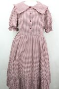 m petit by misako / ギンガムチェックワンピース LL 赤チェック I-26-04-03-038-LO-OP-SA-ZI