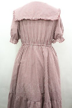 画像2: m petit by misako / ギンガムチェックワンピース LL 赤チェック I-26-04-03-038-LO-OP-SA-ZI
