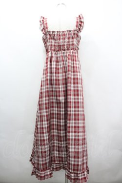 画像2: FLC / ジャンパースカート L レッド I-26-04-03-042-LO-OP-SA-ZI