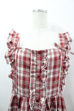 画像3: FLC / ジャンパースカート L レッド I-26-04-03-042-LO-OP-SA-ZI