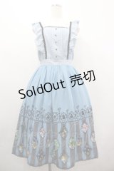 axes femme POETIQUE / ふしぎの国のアリス/ワンピース M ブルー I-26-04-03-044-AX-OP-SA-ZI