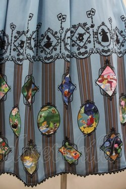 画像3: axes femme POETIQUE / ふしぎの国のアリス/ワンピース M ブルー I-26-04-03-044-AX-OP-SA-ZI