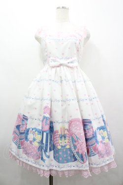 画像1: Angelic Pretty / Lovely Toyboxジャンパースカート  白 I-26-04-03-052-AP-OP-TE-ZI