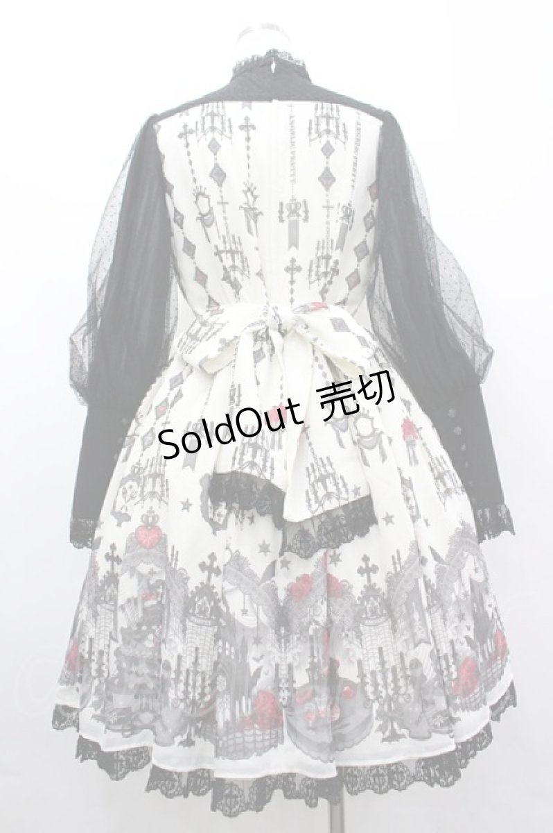 画像2: Angelic Pretty / Ghost Night Brideワンピース  アイボリー I-26-04-03-053-AP-OP-TE-ZI (2)