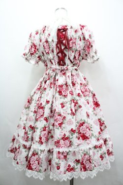 画像2: BABY,THE STARS SHINE BRIGHT / シュガーブーケ〜永遠の乙女の憧れ〜柄シャーリングワンピース  白 I-26-04-03-054-BA-OP-TE-ZI