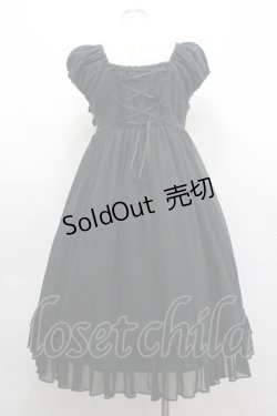 画像2: Victorian maiden / レースシフォンドールドレス  黒 I-26-04-03-055-CL-OP-TE-ZI