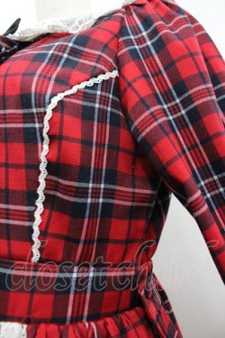 画像3: axes femme kawaii / タータンチェックワンピース M レッド I-26-04-03-058-AX-OP-SA-ZI