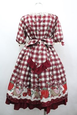 画像2: axes femme kawaii / ベリーズピクニックワンピース M レッド I-26-04-03-059-AX-OP-SA-ZI