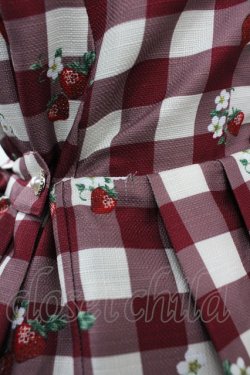 画像3: axes femme kawaii / ベリーズピクニックワンピース M レッド I-26-04-03-059-AX-OP-SA-ZI