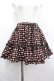 画像1: Na+H / トランプスカート  黒Ｘ赤Ｘ白 I-26-04-03-062-PU-SK-SA-ZI (1)