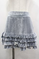 Ank Rouge / ベロアフリルスカパン M ブルー I-26-04-03-066-CA-SK-TE-ZI