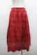 画像2: PINK HOUSE / フラワーレーススカート  赤 I-26-04-03-070-LO-SK-SA-ZI (2)