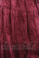 画像3: PINK HOUSE / フラワーレーススカート  赤 I-26-04-03-070-LO-SK-SA-ZI (3)