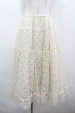 画像1: PINK HOUSE / レーススカート  生成り I-26-04-03-071-LO-SK-SA-ZI