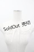 m petit by misako / NINA’Sコラボ レース付け襟  白 I-26-04-03-077-LO-ZA-TE-ZI