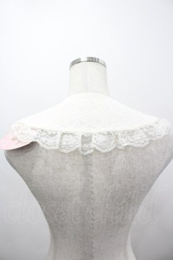 画像2: m petit by misako / NINA’Sコラボ レース付け襟  白 I-26-04-03-077-LO-ZA-TE-ZI