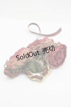 画像2: WONDERFUL WORLD / ローズブレスレット  ボルドー I-26-04-03-083-LO-ZA-SA-ZI