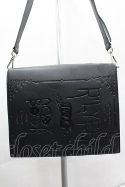 画像1: Frogic Studio / BOOK型ショルダーバッグ  黒 I-26-04-03-084-LO-BG-SA-ZI