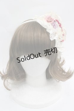 画像2: corgi-corgi / レースヘッドドレス風カチューシャ  アイボリー I-26-04-03-095-GO-AC-SA-ZI