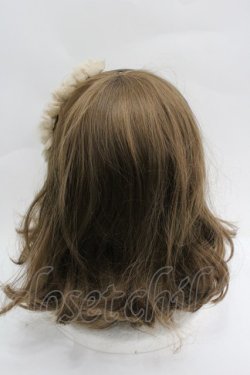 画像3: Emily Temple cute / ジョーゼットフリル&ビーズカチューシャ  ブラウン I-26-04-03-096-ET-AC-SA-ZI