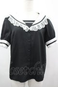 MA*RS / レースセーラーブラウス  黒×白 I-26-04-03-011-EL-BL-TE-ZI