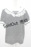 MA*RS / レースセーラーブラウス  黒×白 I-26-04-03-011-EL-BL-TE-ZI