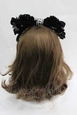 画像2: BABY,THE STARS SHINE BRIGHT / KC Alice's Portraitカチューシャ  ブラック I-26-04-03-100-BA-AC-SA-ZI